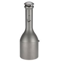 Rubbermaid 9W33APE Infinity Traditional Smoking Receptacle, 4.1 Gal, 39" High, Antique Pewter