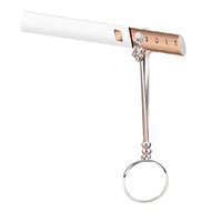 Olpchee Personality Little Hand Shape Brass Cigarette Holder Ring Creative Gifts for Unisex Women Men Smoker (S, Silver)