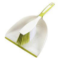 Broom and Dustpan Broom Set Small broom set Children's desktop garbage shovel Mini small broom Household sweeping Long Handled Dustpan and Brush Set wisp broom (Color : Yellow)