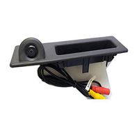2 in 1 Car Trunk Handle + CCD Rear View Backup Reverse Parking Camera for BMW 5-Series F10 F11 2011 2012 2013 2014 2015 2016 2017 2018 2019 2020