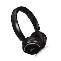 Wireless Headphones with App, NIA Q1 Multifunction Headset with FM Radio, TF Card Player and Microphone Volume Limited for Kids (Black)