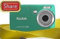 Kodak EasyShare Mini M200 10 MP Digital Camera with 3x Optical Zoom and 2.5-Inch LCD (Aqua Green)