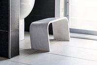 Squatty Adult Toilet Step Stool. This PROPPR Whitewash Timber Squatting Bathroom Stool Will Be The Perfect Undercover Agent in Your Bathroom.