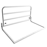 LYP-Medical Bed Rail,Foldable Fall Prevention Bed Safety Rail+Premium Stainless Steel,Assistance for Getting in and Out of Bed at Home