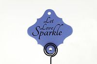 36pc Wedding Sparklers Tags - Let Love Sparkle - Vista Color Shimmer Paper