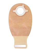 Natura + Ostomy Pouch, 12 Inch Length 1-1/4 to 1-3/4 Inch Stoma Drainable, Tail Closure, 416422 - Box of 10