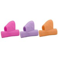 Ugthe 3Pcs Silicone Kids Pencil Pen Grips Holder Correcting Writing Posture Aid Tools - Three Colors Girl