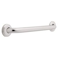 Franklin Brass 5918BS 1-1/4-Inch x 18-Inch Beveled Edge Concealed Mount Safety Bath and Shower Grab Bar, Bright Stainless Steel