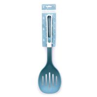 Nylon Blue Slotted Spoon 4.09 x 1.75 inches, Case of 24