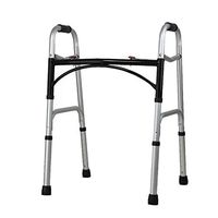 Ultra-Light Compact Travel Folding Walker | Elderly Walks Mobility Aid for Handicap | Bariatric Adult Walking Frame - Adjustable, Portable, Lightweight