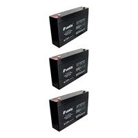 3PC 6V 7Ah SLA Battery Rechargeable SLA Replace UB670, D5734, PS670 Fast USA Ship