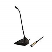 Shure MX412D/S Supercardioid Condenser Microphone, 12" Gooseneck, Desktop Base with 10' Cable, Logic Functions, Programmable Switch, LED Indicator, Snap-Fit Foam Windscreen