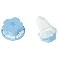 Makaor Washing Machine Universal Float, Filter Bag Laundry Ball, Floating Pet Fur Catcher Filtering Hair Removal Device Wool Cleaning Supplies (Blue)