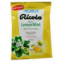 Ricola Ricola Throat Drops Lemon Mint, Lemon-Mint, 24 Drops (Pack of 2) by Ricola