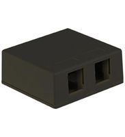 ICC Surface Box 2Pt Black