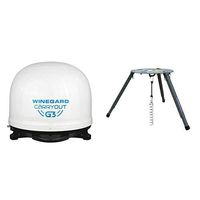 Winegard GM-9000 Carryout G3 Portable Automatic Satellite Antenna with Portable Tripod Mount