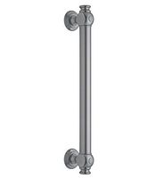 Jaclo G60-32-SG 90 Degree Reeded with End Caps Grab Bar, Black Nickel