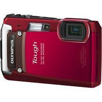 Olympus TG-820 12MP Shock/Water/Freeze-Proof Camera-Red (Old Model)