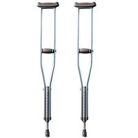 UPANV Axillary Crutch,Standard Aluminum Crutches, Adjustable Height and Handle Crutches,Medium,Large,Large