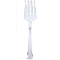 Lillian Plastic Salad Serving Fork, 1 Unit, Clear