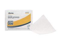Dukal Gauze Sponge, 8-Ply, Non Sterile, Basic, 4" x 4" (Pack of 4000)