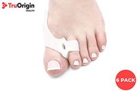 TruOrigin Health - Bunion Corrector for Big Toe (6 Pieces / 3 Pair) - Gel Toe Separator Padding- Provides Immediate Relief from Bunion Pain - Breathable and Guards Big Toe Bunion Joint from Rubbing