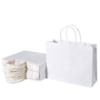 Paper Gift Bags,Kraft Paper Shopping Bags,Party Bags,Merchandise Bag, Kraft Bags, Retail Bags,Paper Bags with Handles 50Pcs/200Pcs