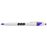Stratus Vibe Plastic Pen with Black Ink - 250 Quantity - $0.35 Each - PROMOTIONAL PRODUCT/BULK/BRANDED with YOUR LOGO/CUSTOMIZED.