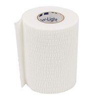 Kendall Sher-Light Elastic Tape, White, 3"x7.5yds, 16 Rolls