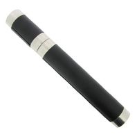 Visol Products VCASE1005 Xavier Black Leather Cigar Tube