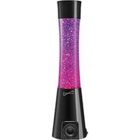 Glitter Lamp Bluetooth Speaker in Purple