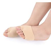 Heallily 1 Pair Thickened Hallux valgus Toe Brace Toe Protection Toe Fixing Sleeves - Size S