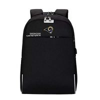 Unisex Laptop Backpack with USB Charging Port, Waterproof and Anti-Theft - Pick St. Louis Rams