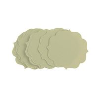 Homeford Quatrefoil Favor Label Tags, 1-3/4-Inch, 12-Count (Ivory)