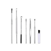 SUPVOX Stainless Steel Ear Wax Earwax Remover Earpick Ear Cleaner Set 7PCS