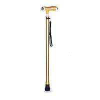 Qi Peng Crutches - Old Man Walking Stick Slippery Old Cane with Lights Three-Legged Cane Old Man Cane Three Feet Small Three-Legged Cane Telescopic Trekking Pole Crutch (Color : G)