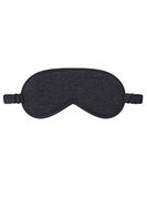 The London Travel Company 100% Cashmere Eye Mask Charcoal (Gray)