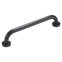 Zhen guo Industrial Shower Grab Bars For Bathroom, Matte Black Space Aluminum Shower Safety Handrail Bars, Handicap Rails, Grab Handles Wall Mounted For Elderly (Size : 15.7 inch)