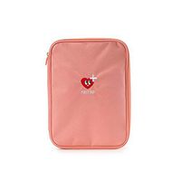 HUATINGRHHO First Aid Kit Bag Medical Record Card Medical Record Book Storage Bag Treatment Package Portable Note File Bag Medical Package, Orange Powder