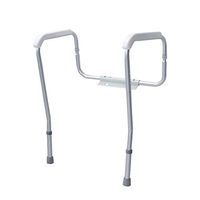 Armrest Punch Free Easy to Install Support Frame Bathroom Accessibility Armrest Elderly Toilet Non-Slip Get Up Disabled Pregnant Woman Safety Armrest,A