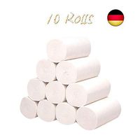 YUNIAO Toilet Paper,Toilet Tissue Degradable Roll Paper Soft Strong 4 Layer Paper Highly Absorbent Toilet Tissue Hand Towels 10 Rolls (B:10 ROLL)