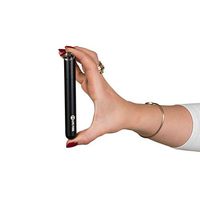 Live Pure | Metal Straws for Home and for Travel with Case | Stainless Steel Reusable Drinking Straws with Cleaning Brush (Black, Travel Pack)