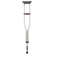Underarm Crutches Aluminium 9 Levels Height 8 Levels Adjustable Handle Underarm Crutch Accessories Post Injury Or Surgery Support for Men and Women Walking Assisstant Shockabsorption,1