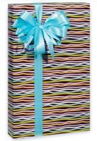 Trendy Confetti Stripe Gift Wrap Wrapping Paper - 16ft Roll