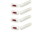 F.e.s.s. Clear Telescoping Airtight Travel Tubes Humidor for Cigars (4)