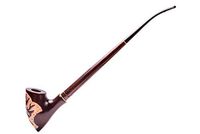 Dr Watson - 13.4"  Extra Long Churchwarden Wooden Tobacco Smoking Pipe, Tolkien's LOTR Hobbit Style (Tree of Gondor)