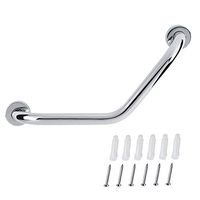 HSTYAIG Grab Bar Shower Handle Bathroom Balance Bar Safety Hand Rail Support for Tub, Handicap, Elderly, Injury, Kid, Senior Assist Bath Handle, Non-Skid (Style B)