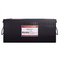 RUIXU LiFePO4 24V100Ah Lithium Iron Phosphate Battery Pack Light Weight LiFePO4 Complete Battery (BMS Included) for RV, Solar, Marine, and Off-Grid Applications