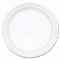 Dart Famous Service Plastic Impact Dinnerware, Plate,9", WE, 125/Pack
