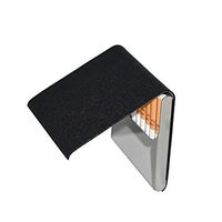 Ultrathin Pocket Leather Case for Cigarettes,Business Cards or Bank Cards/Cigarette Box (Frosted Black)